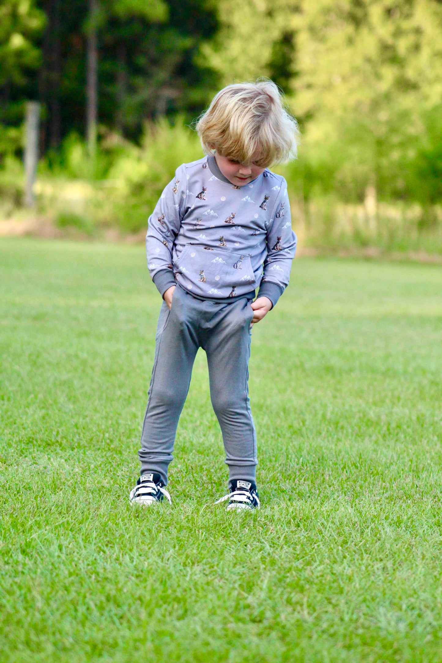 Jogger Pants in 'Fossil'