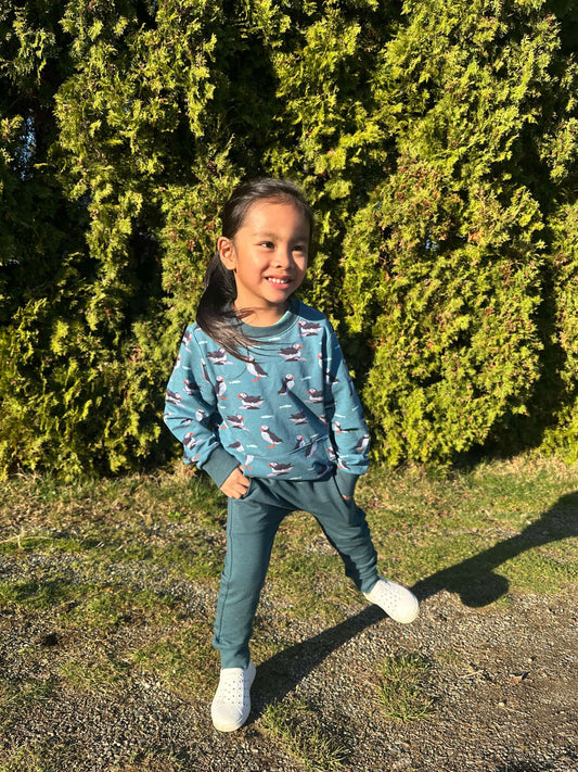 Jogger Pants in 'Atlantic Teal’