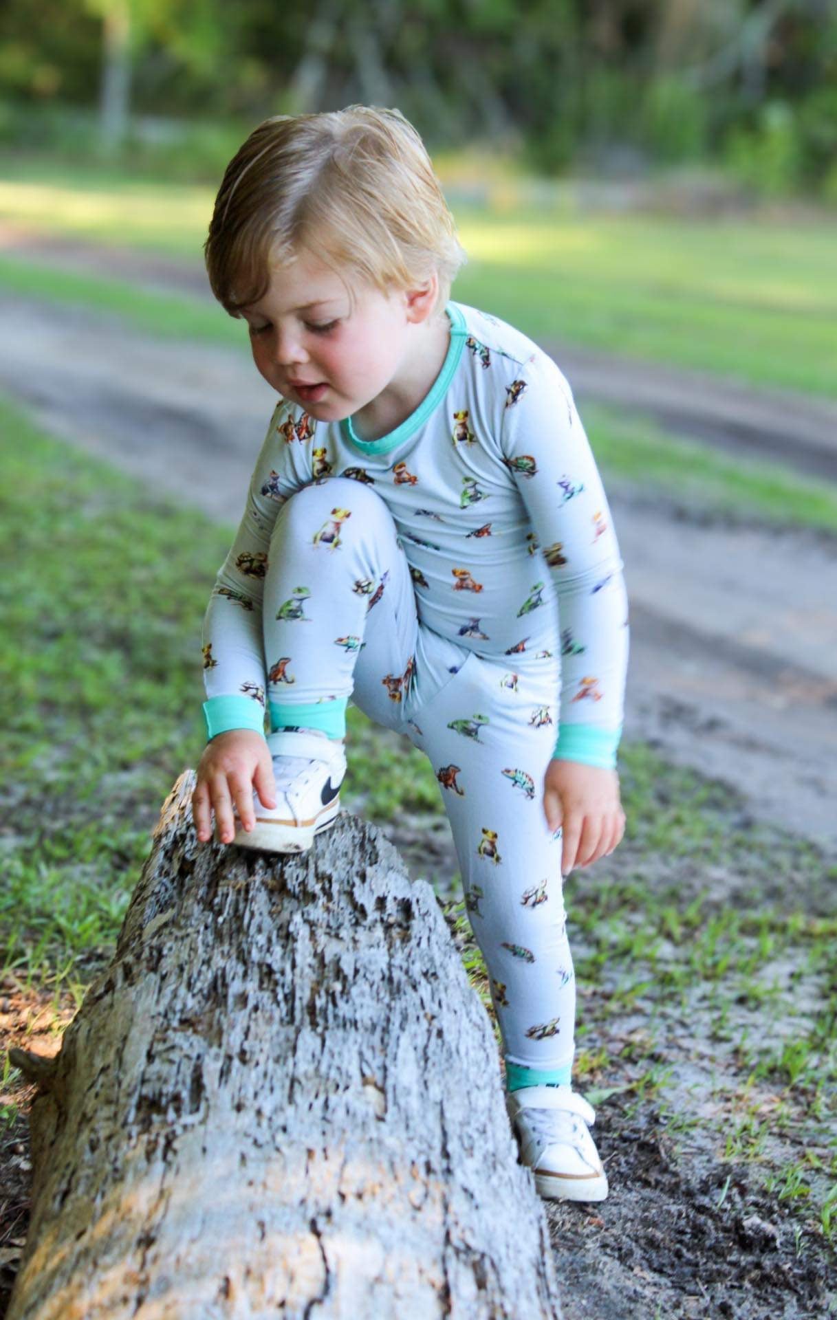 Long Sleeve Set in Iguana Cuddle