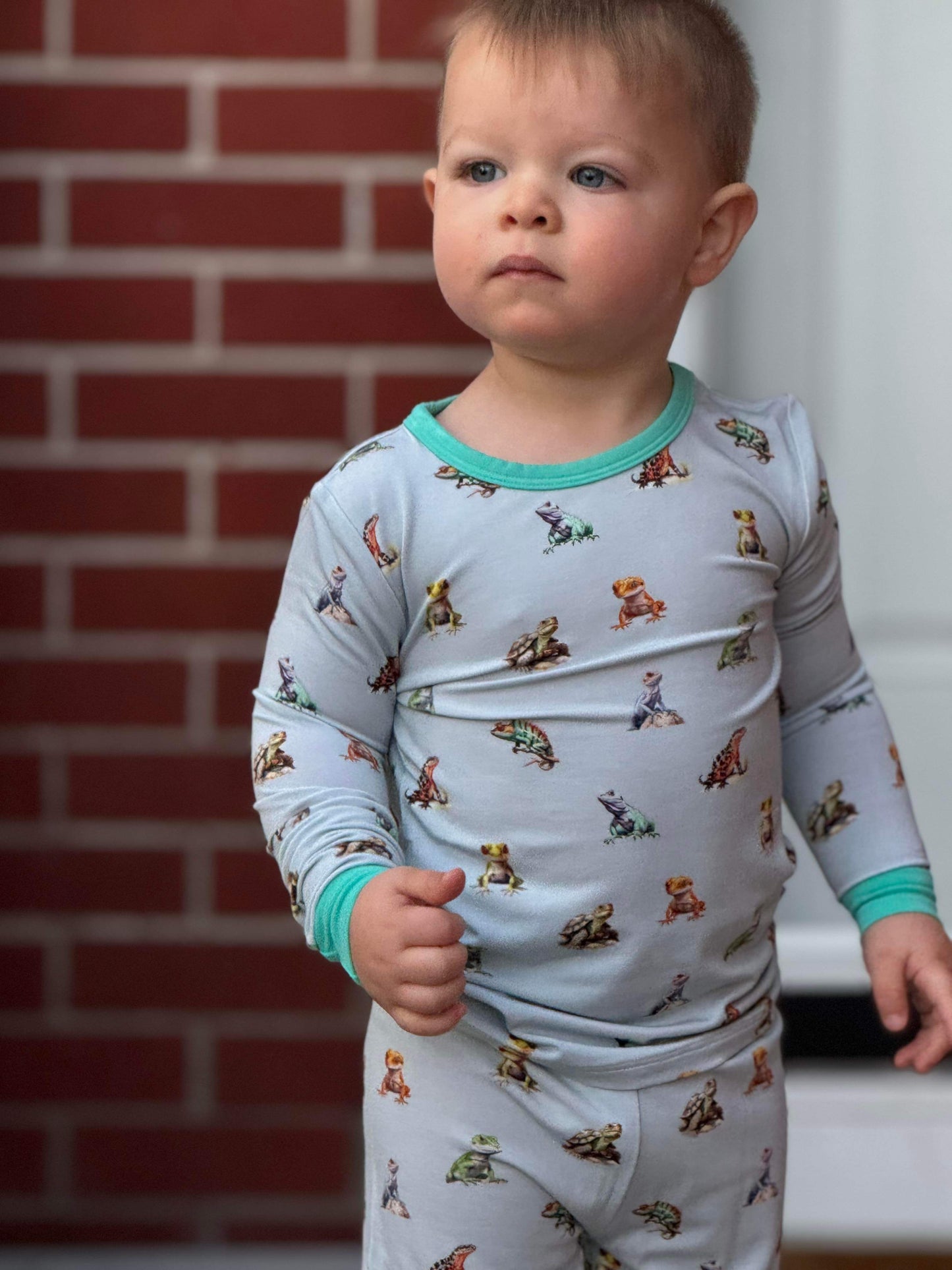 Long Sleeve Set in Iguana Cuddle